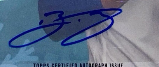 Bo Bichette Autograph