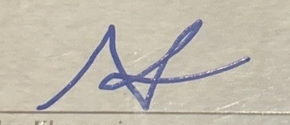 Nikolas Khamenia Autograph