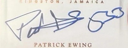 Patrick Ewing Autograph
