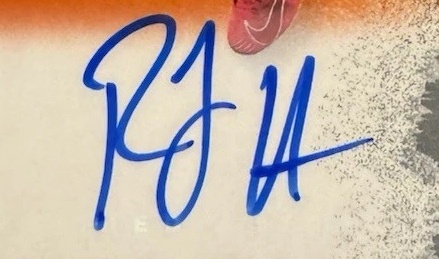 RJ Harvey Autograph